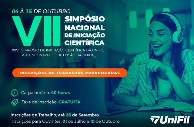 VII Encontro de Iniciação Científica